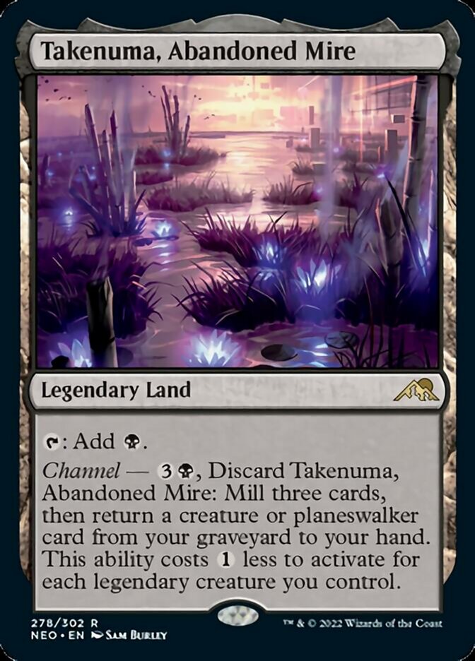 Takenuma, Abandoned Mire - (Foil): Kamigawa: Neon Dynasty