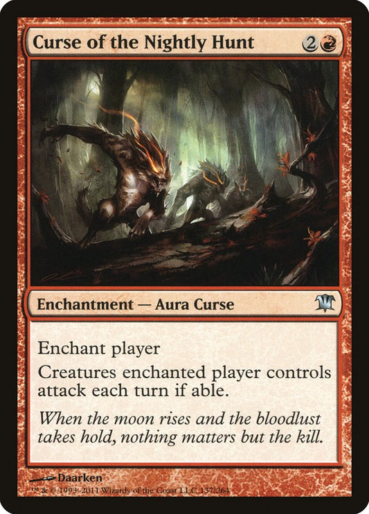 Curse of the Nightly Hunt - (Foil): Innistrad