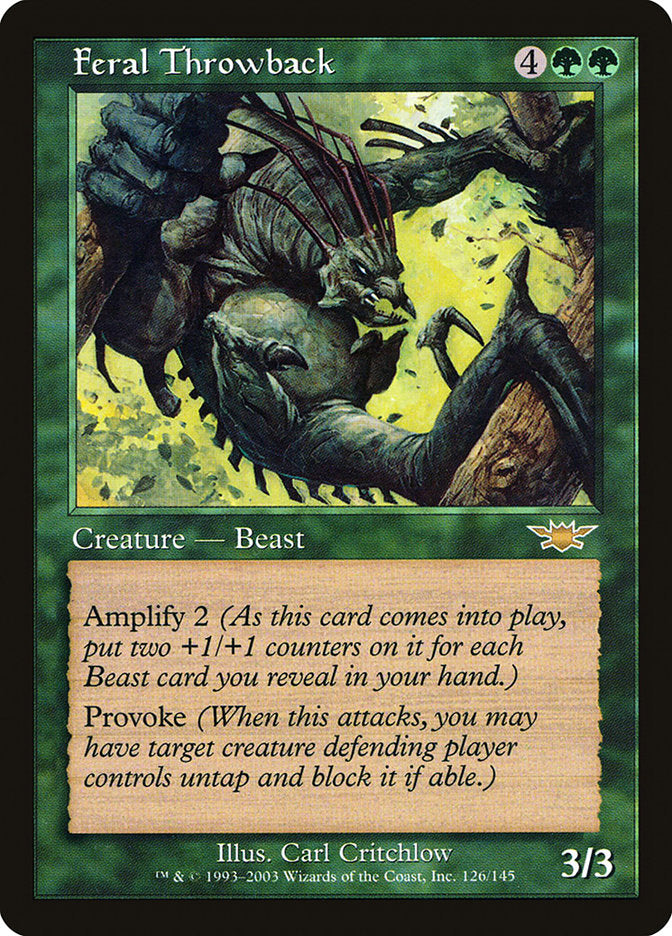 Feral Throwback - (Foil): Legions