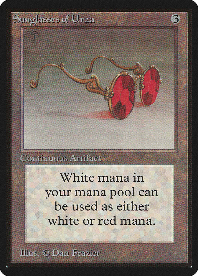 Sunglasses of Urza: Limited Edition Beta