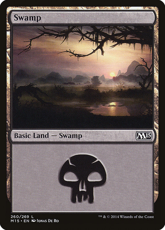 Swamp (#260) - (Foil): Magic 2015