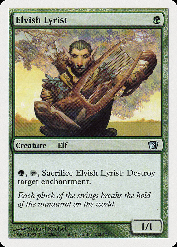 Elvish Lyrist: Eighth Edition