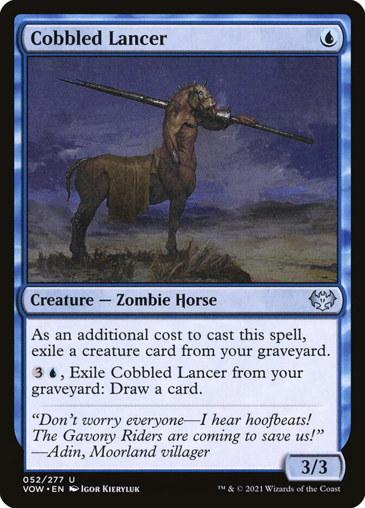 Cobbled Lancer - (Foil): Innistrad: Crimson Vow