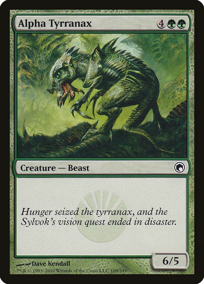 Alpha Tyrranax: Scars of Mirrodin