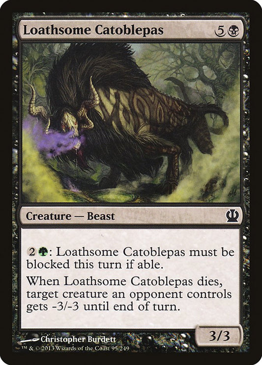 Loathsome Catoblepas - (Foil): Theros