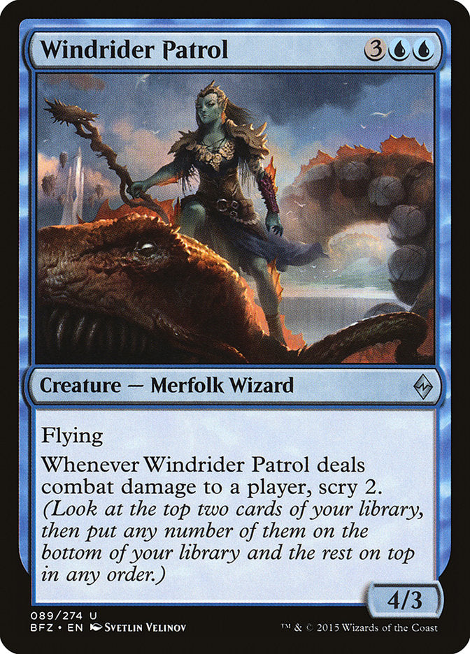 Windrider Patrol - (Foil): Battle for Zendikar