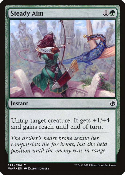 Steady Aim - (Foil): War of the Spark