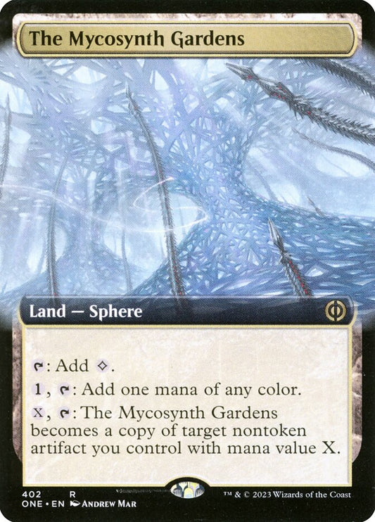 The Mycosynth Gardens (Extended Art) - (Foil): Phyrexia: All Will Be One