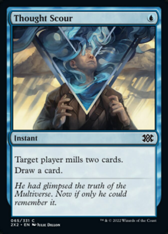 Thought Scour - (Foil): Double Masters 2022