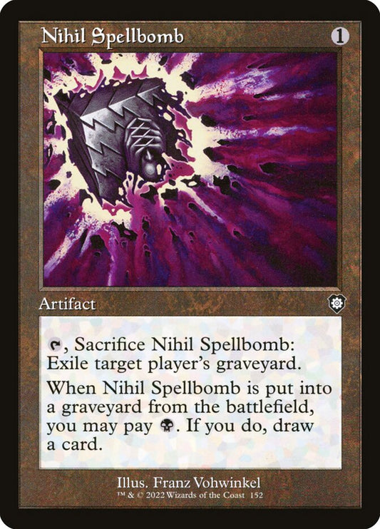 Nihil Spellbomb (Retro Frame): The Brothers' War Commander