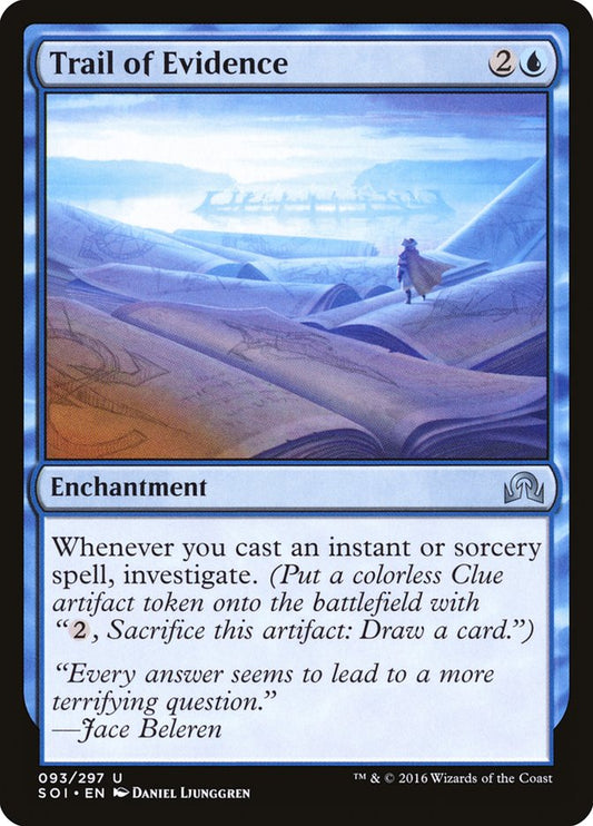 Trail of Evidence - (Foil): Shadows over Innistrad
