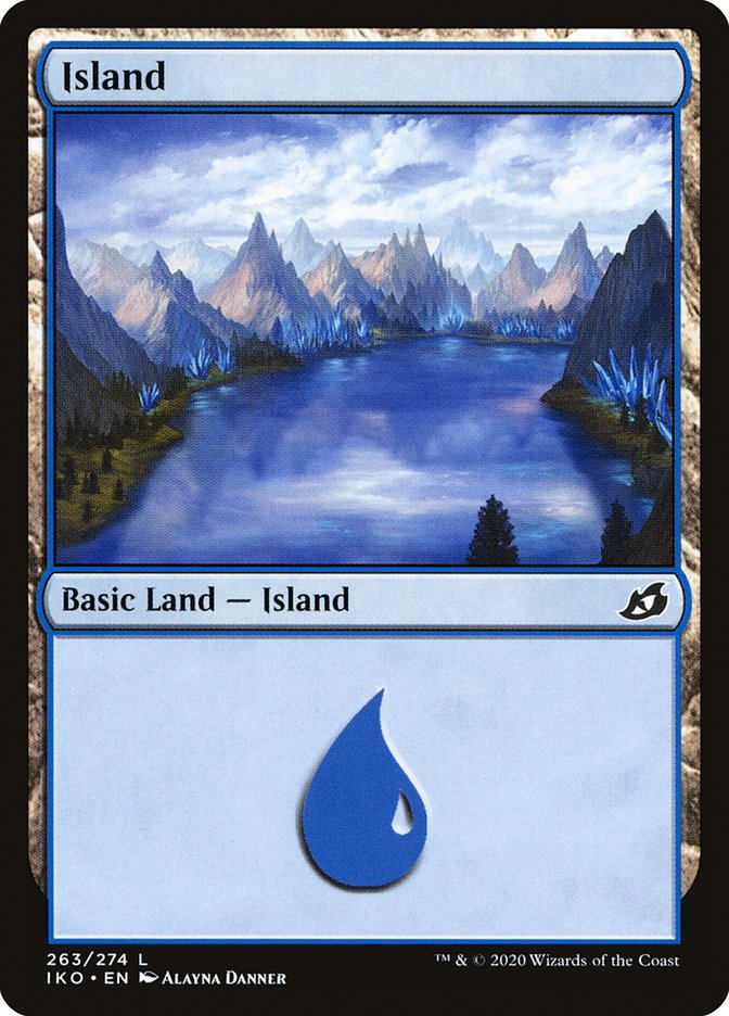Island (#263) - (Foil): Ikoria: Lair of Behemoths