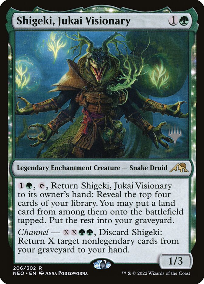 Shigeki, Jukai Visionary - (Foil): Kamigawa: Neon Dynasty Promos