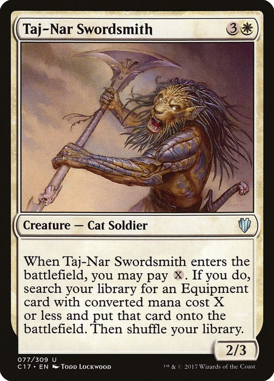 Taj-Nar Swordsmith: Commander 2017