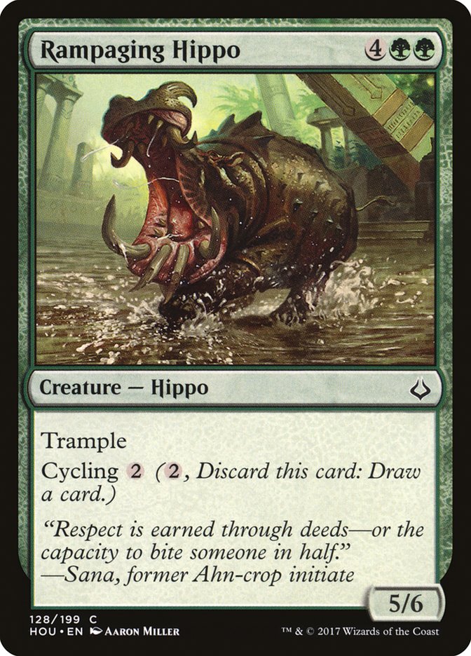 Rampaging Hippo - (Foil): Hour of Devastation