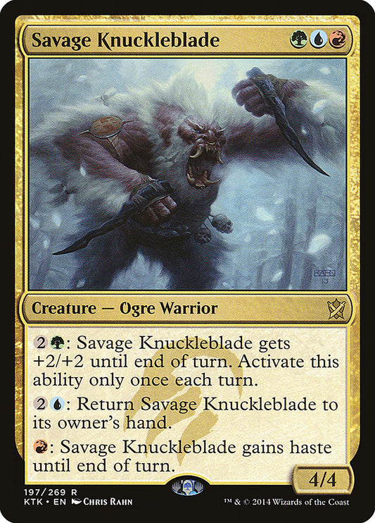 Savage Knuckleblade: Khans of Tarkir