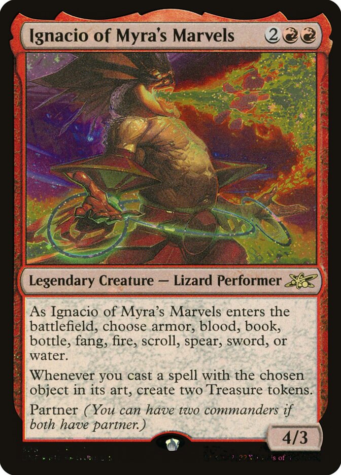 Ignacio of Myra's Marvels (Galaxy Foil) - (Foil): Unfinity