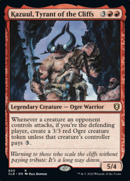 Kazuul, Tyrant of the Cliffs: Commander Legends: Battle for Baldur's Gate