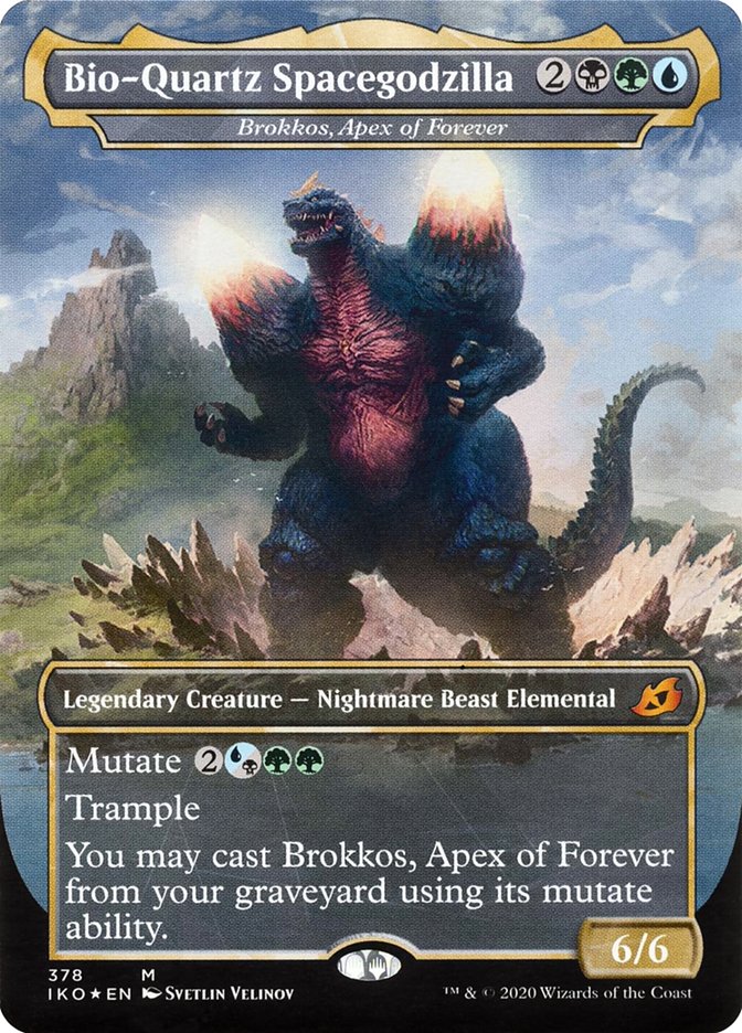 Brokkos, Apex of Forever (Bio-Quartz Spacegodzilla) (Godzilla Series): Ikoria: Lair of Behemoths