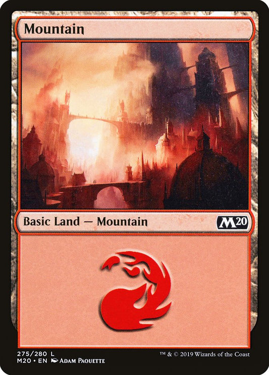 Mountain (#275) - (Foil): Core Set 2020