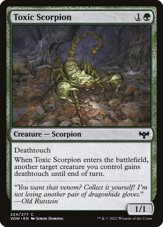 Toxic Scorpion: Innistrad: Crimson Vow