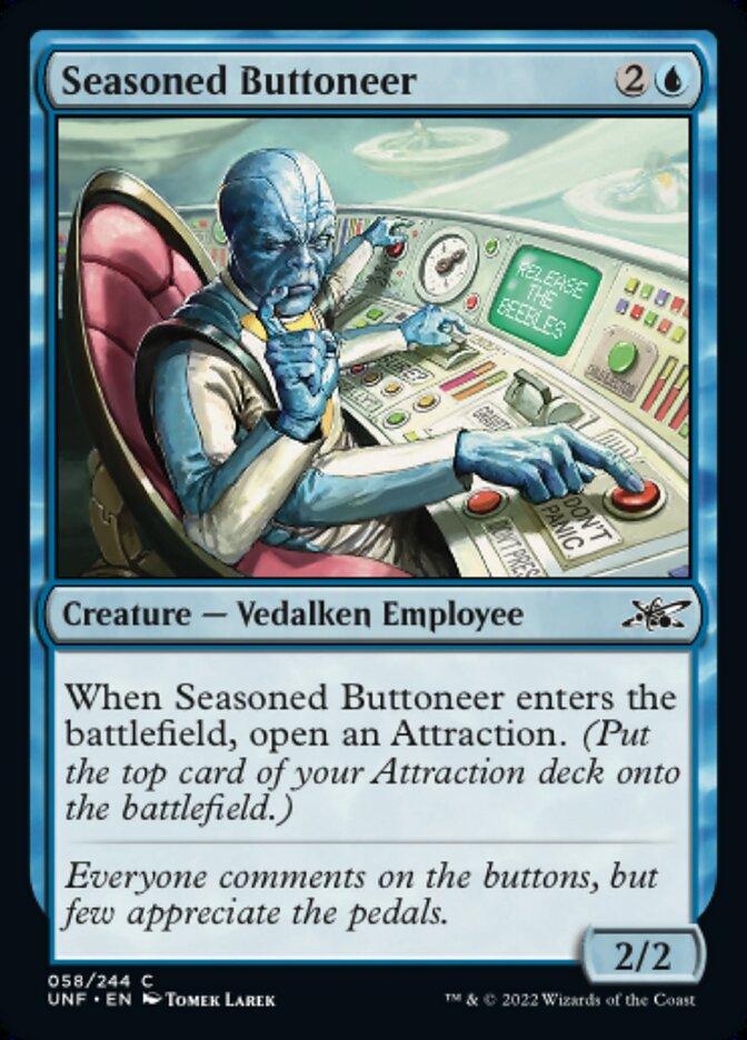 Seasoned Buttoneer - (Foil): Unfinity