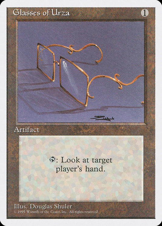 Glasses of Urza: Fourth Edition