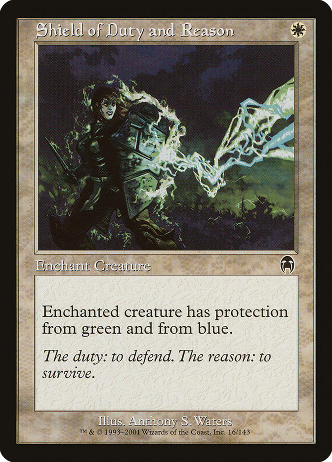 Shield of Duty and Reason - (Foil): Apocalypse