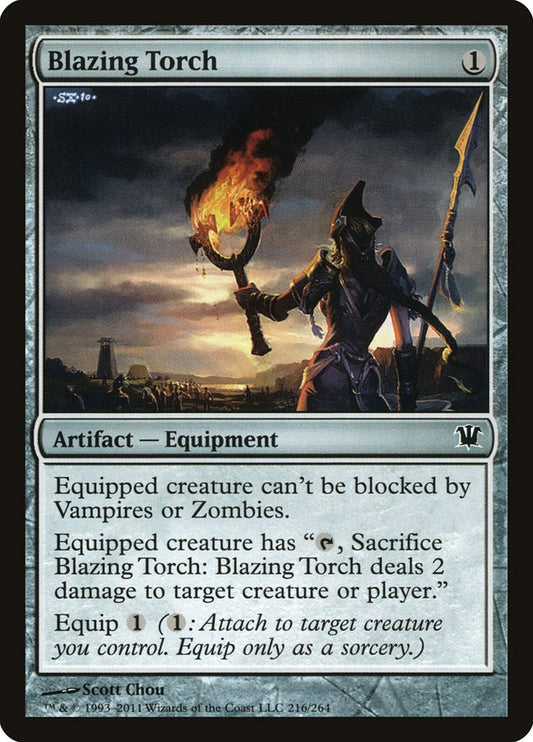 Blazing Torch - (Foil): Innistrad