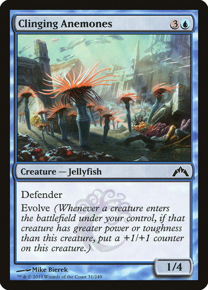 Clinging Anemones - (Foil): Gatecrash