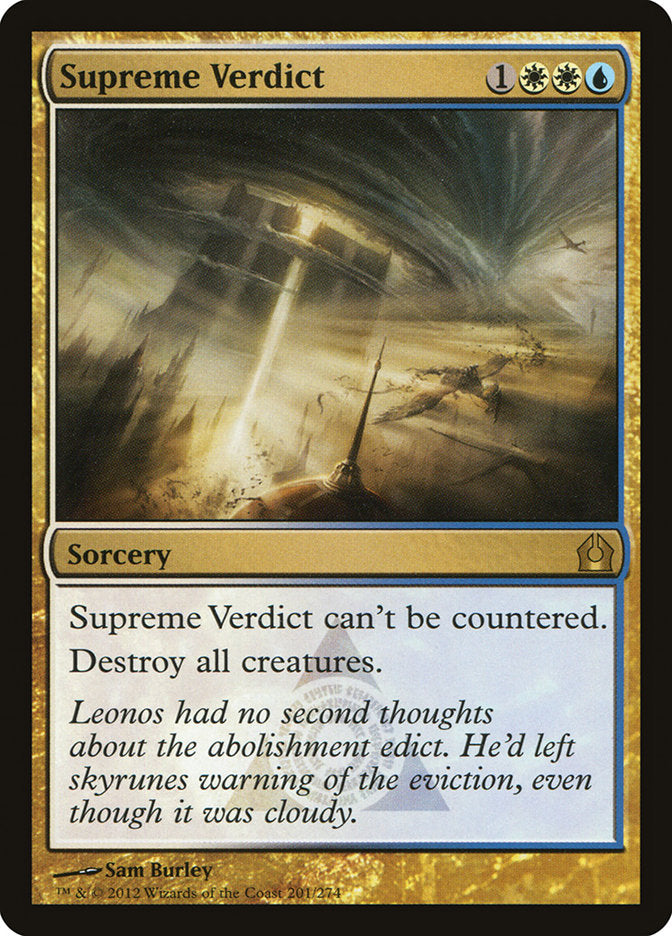 Supreme Verdict - (Foil): Return to Ravnica