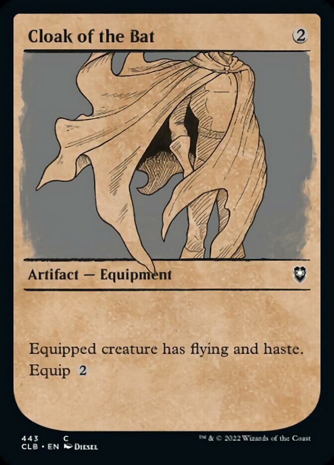 Cloak of the Bat (Showcase) - (Foil): Commander Legends: Battle for Baldur's Gate