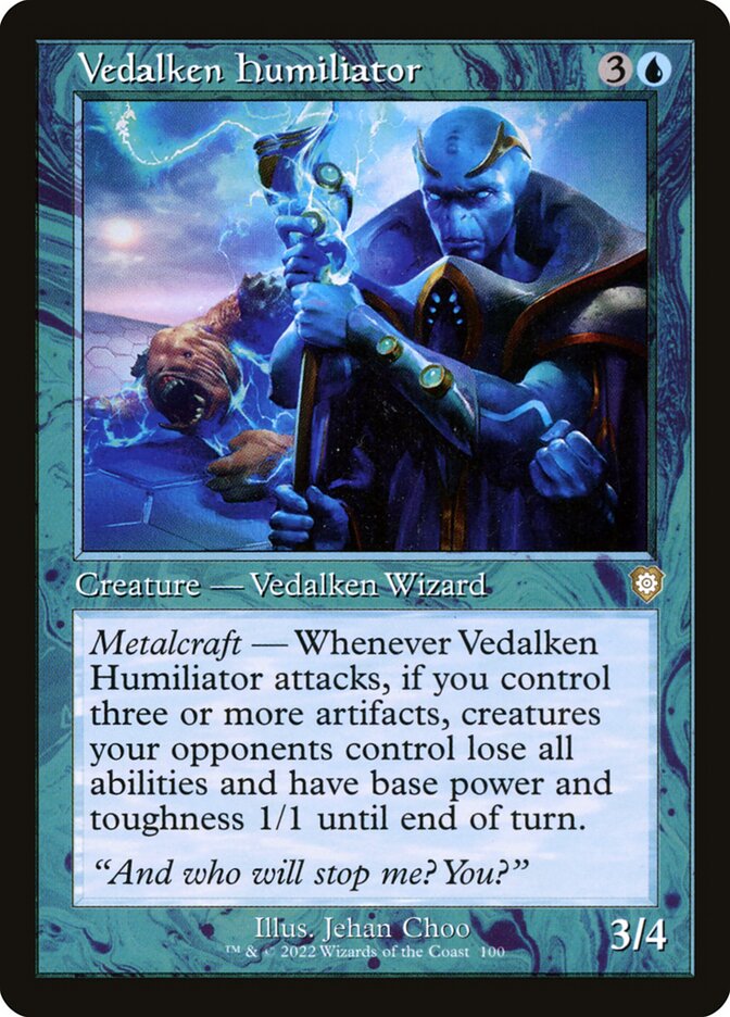 Vedalken Humiliator (Retro Frame): The Brothers' War Commander