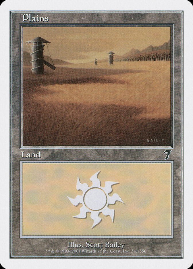 Plains (#341) - (Foil): Seventh Edition