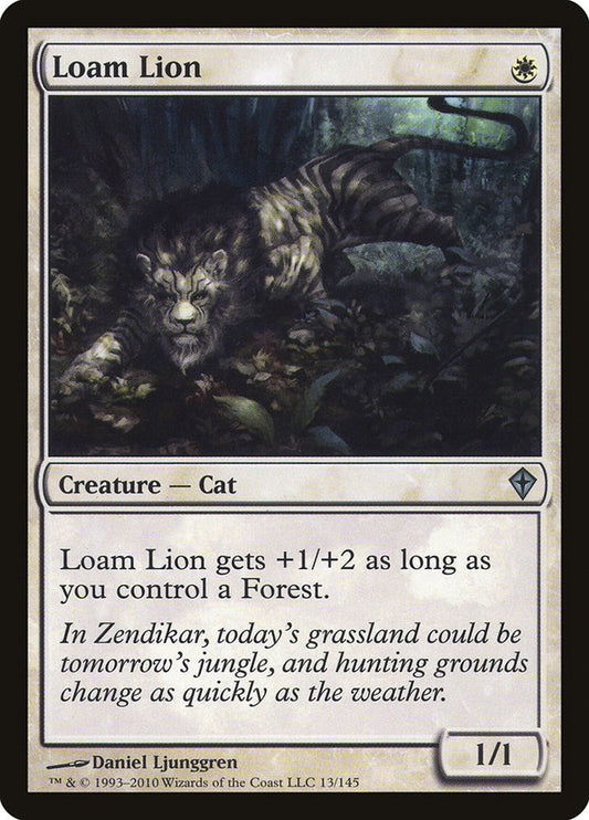Loam Lion - (Foil): Worldwake