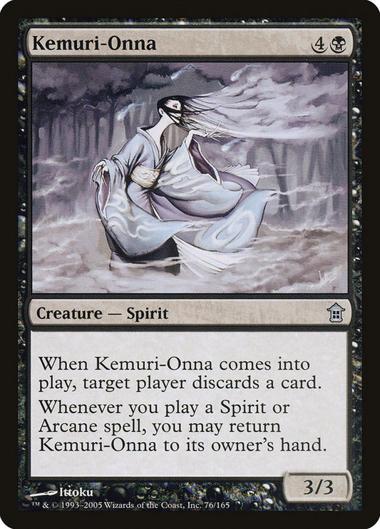 Kemuri-Onna - (Foil): Saviors of Kamigawa