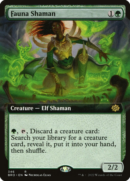 Fauna Shaman (Extended Art) - (Foil): The Brothers' War