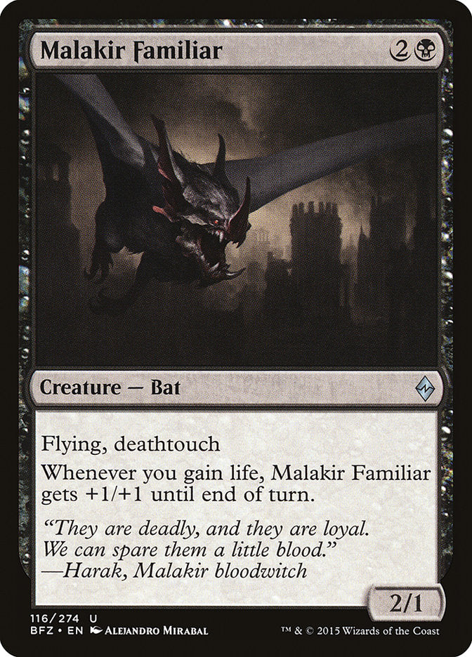 Malakir Familiar: Battle for Zendikar