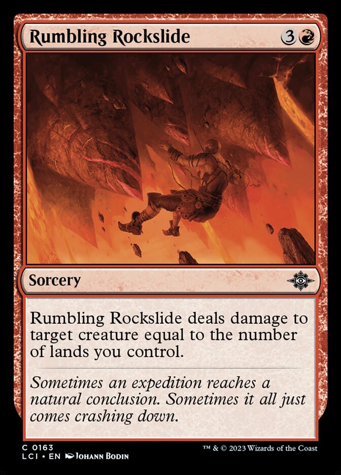 Rumbling Rockslide: Lost Caverns of Ixalan