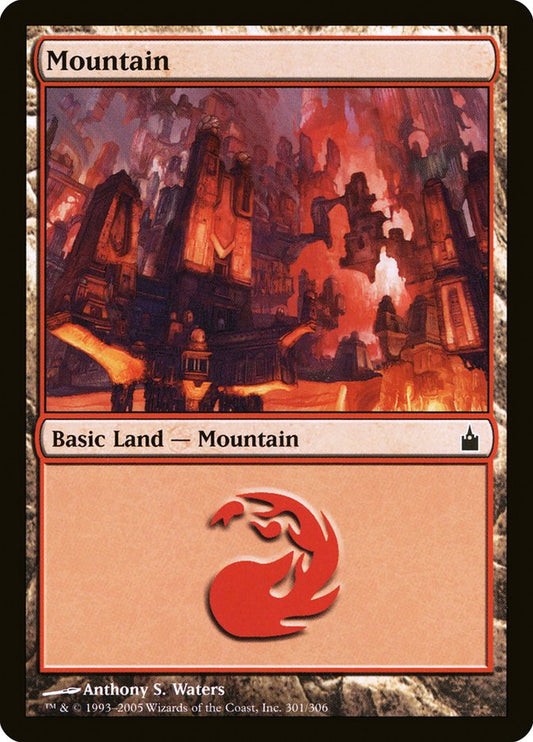 Mountain (#301): Ravnica: City of Guilds