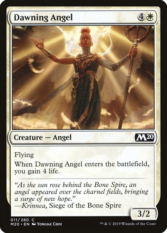 Dawning Angel - (Foil): Core Set 2020