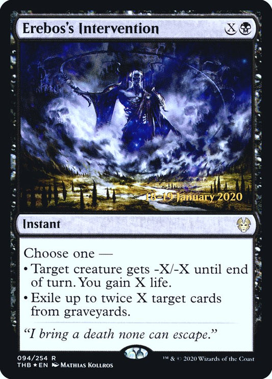 Erebos's Intervention - (Foil): Theros Beyond Death Promos