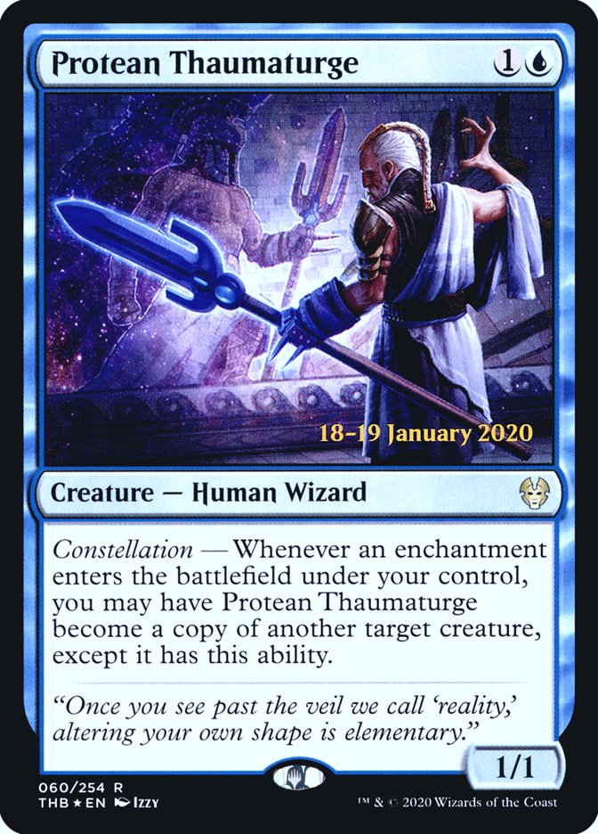 Protean Thaumaturge - (Foil): Theros Beyond Death Promos