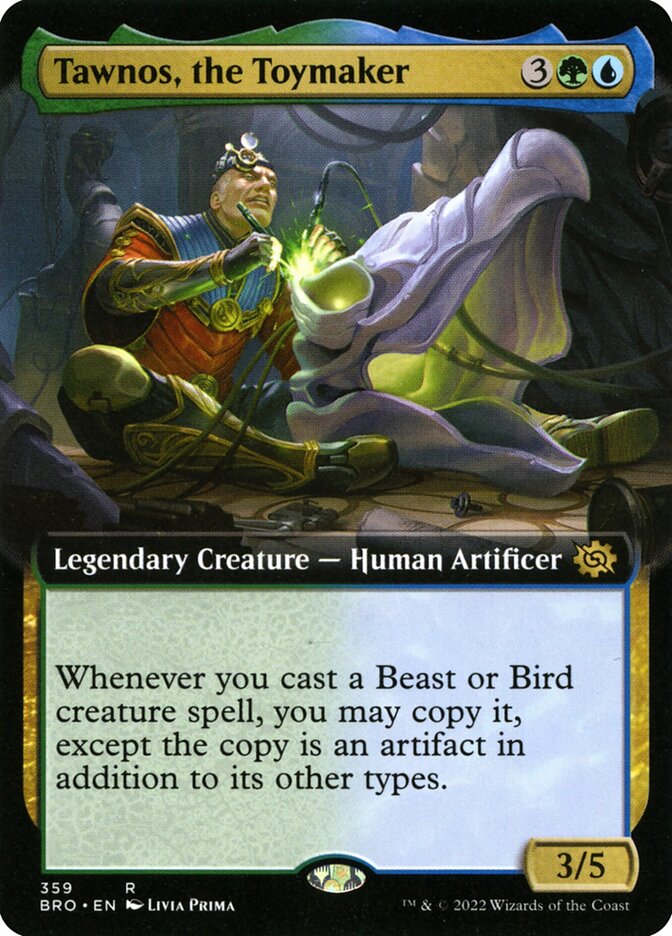 Tawnos, the Toymaker (Extended Art) - (Foil): The Brothers' War