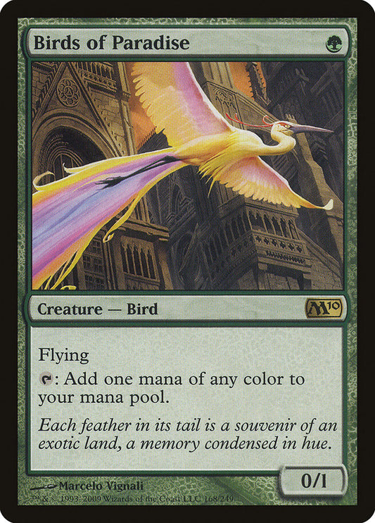 Birds of Paradise - (Foil): Magic 2010