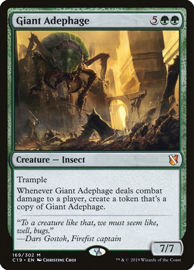 Giant Adephage: Commander 2019