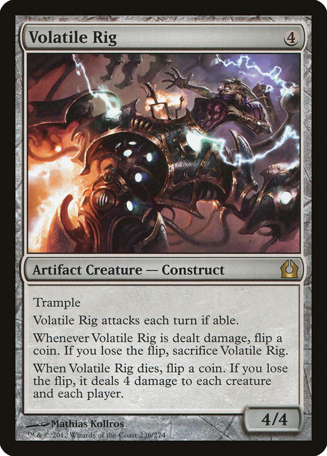 Volatile Rig - (Foil): Return to Ravnica