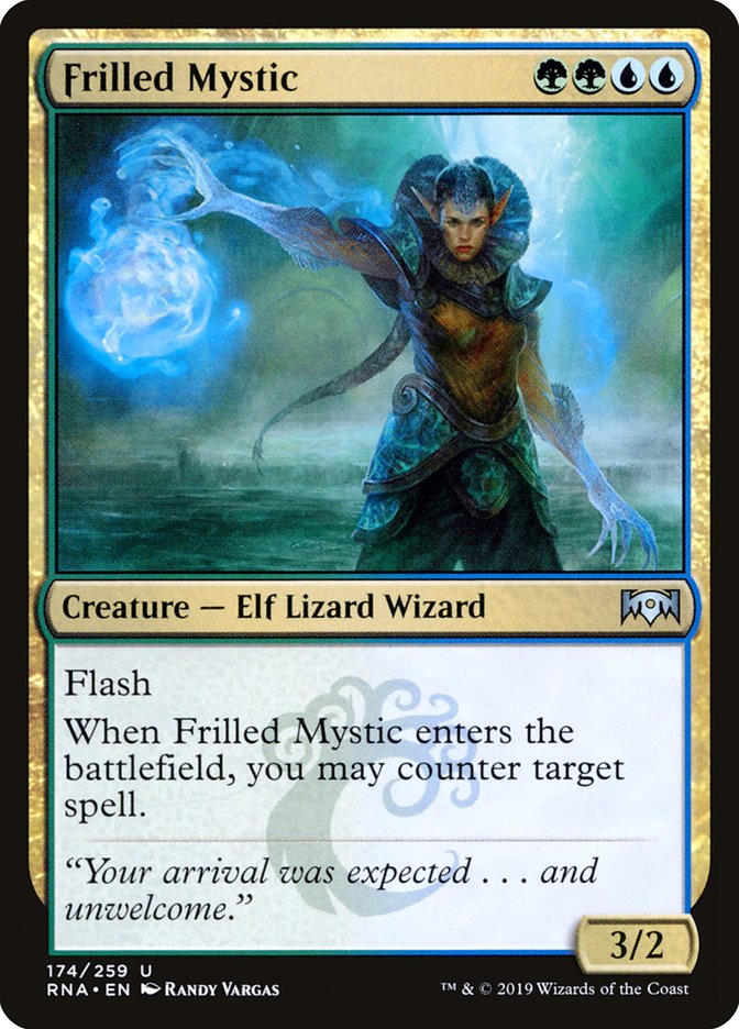 Frilled Mystic - (Foil): Ravnica Allegiance