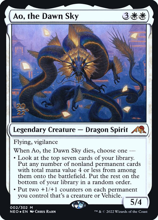 Ao, the Dawn Sky: Kamigawa: Neon Dynasty Promos