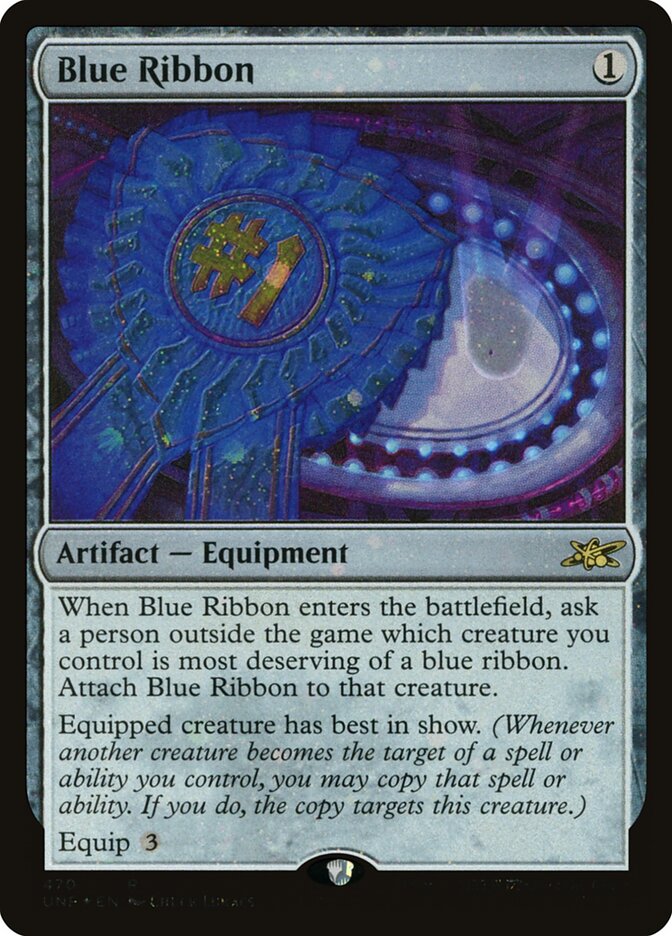 Blue Ribbon (Galaxy Foil) - (Foil): Unfinity
